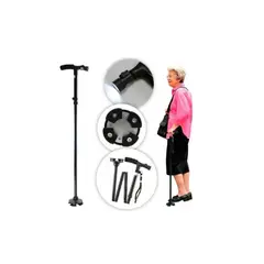 MOVI - Bastón Mágico Plegable con Luz LED Extensible 86-96cm