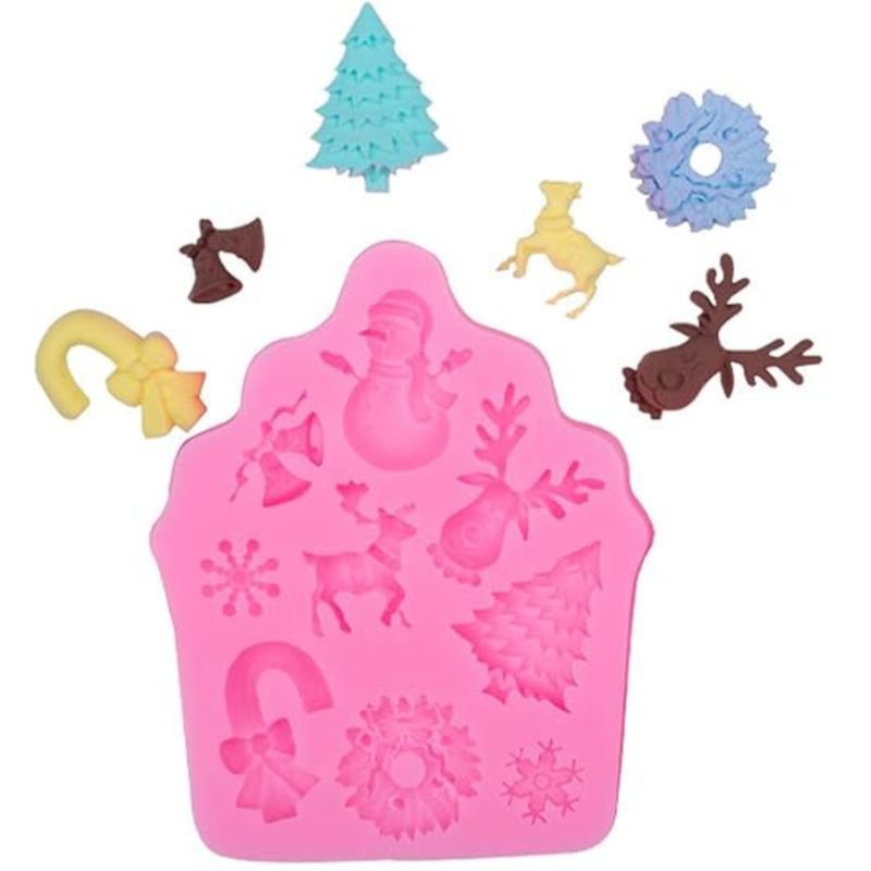 GENERICO - Moldes 9 Espacios Navidad Brillante