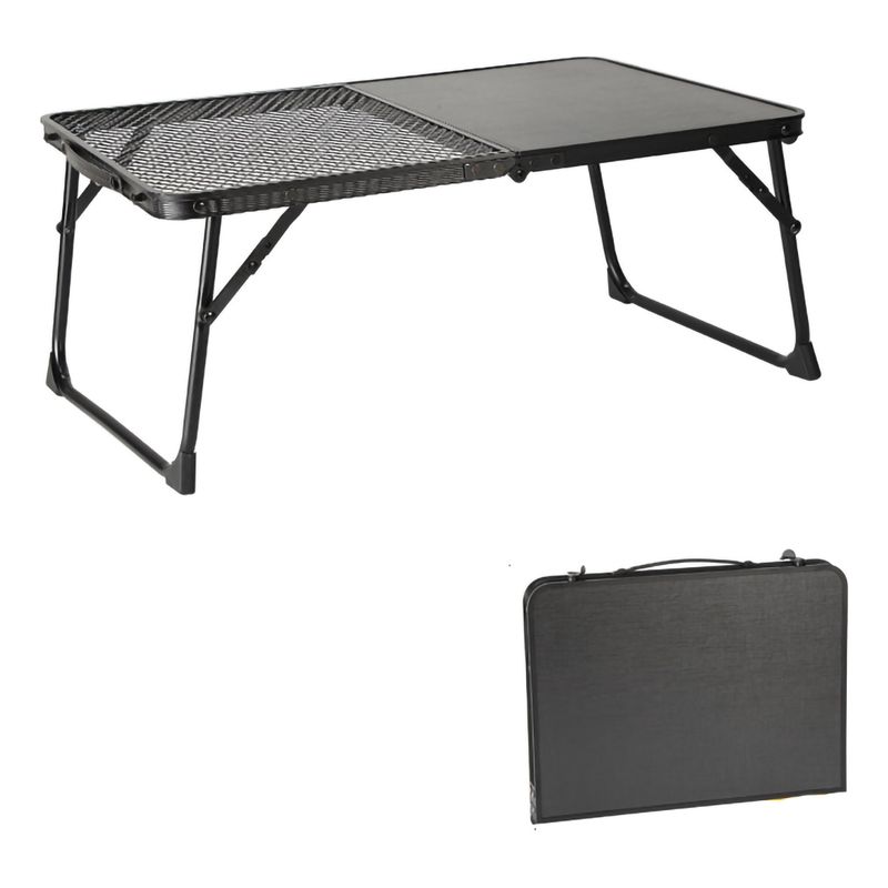 GENERICO - Mesa Parrilla Plegable Mesa De Camping Con Mesa De Malla