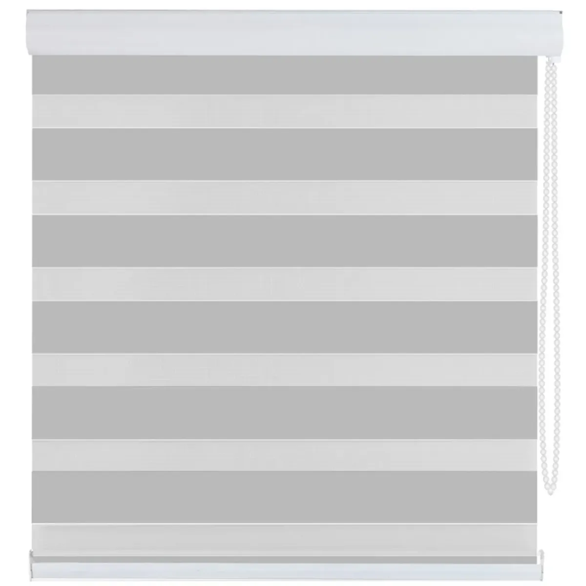 SUPERCENTER - Supercenter Cortina Roller Velo Liso 2 Paños 120 X 200 Cm Gris