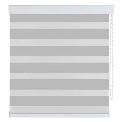 Imagen 2 del producto Cortina Roller Velo Liso 2 Paños 120 X 200 Cm Gris