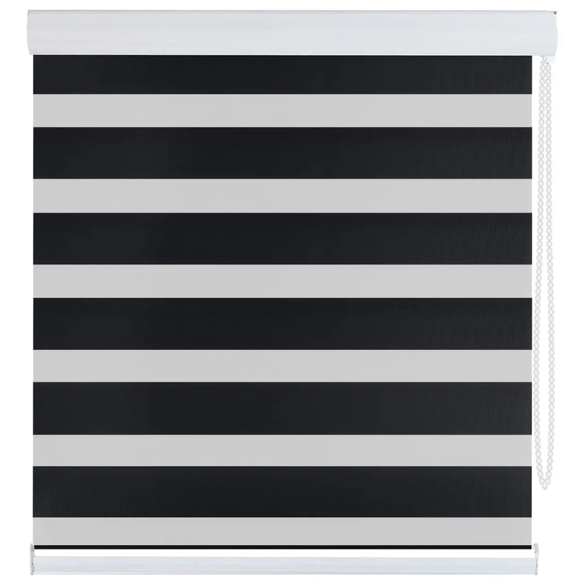 SUPERCENTER - Supercenter Cortina Roller Velo Liso 2 Paños 120 X 200 Cm Negro