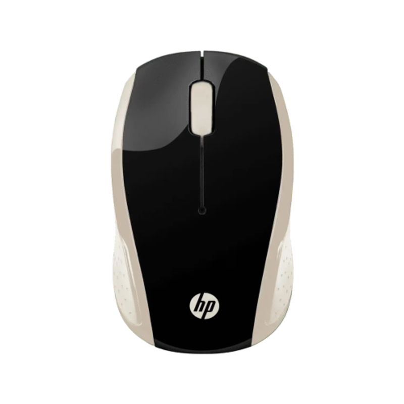 HP - HP 200 Mouse Inalámbrico 2.4GHz Ergonómico y Portátil Plateado