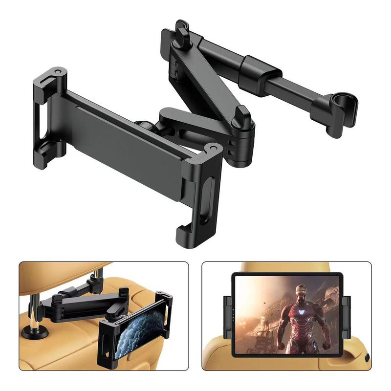 GENERICO - Soporte Ajustable De Celular Y Tablet Giro 360° Para Asiento