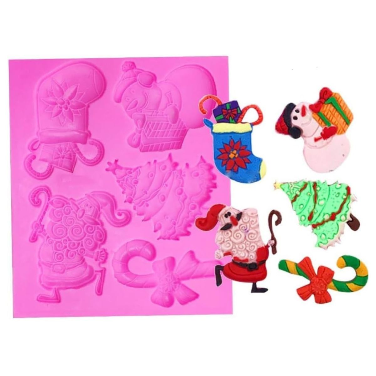 GENERICO - Moldes 5 Espacios Navidad Acogedora