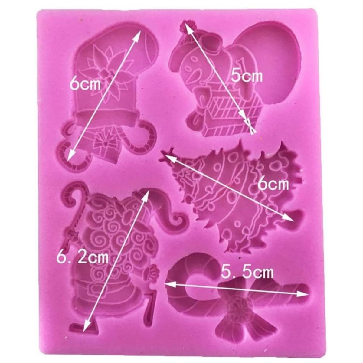 GENERICO - Moldes 5 Espacios Navidad Acogedora