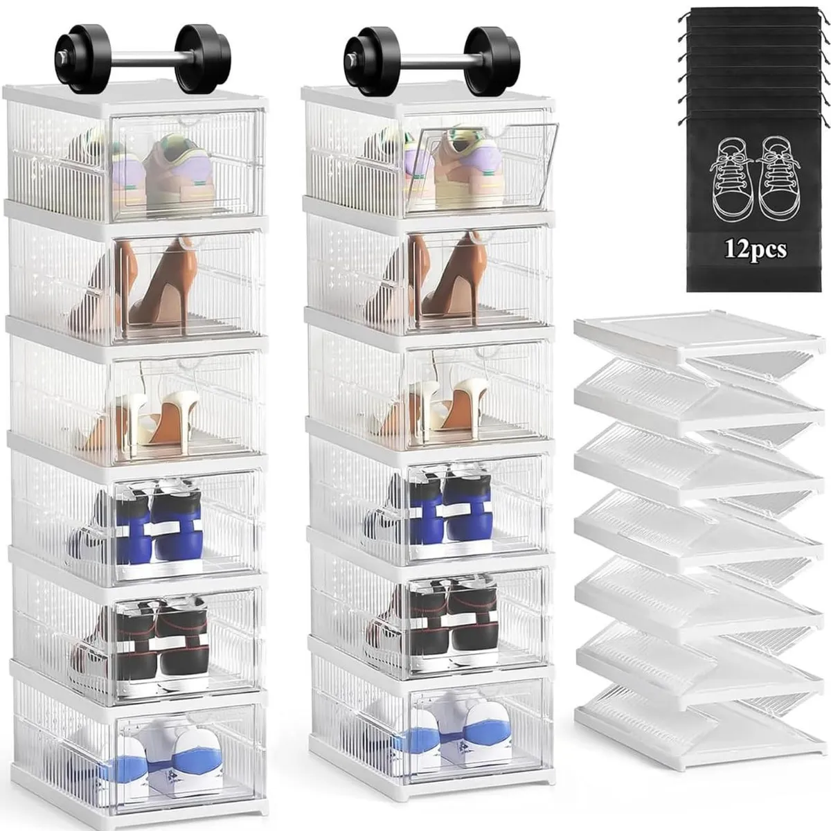 GENERICO - Cajas De Zapatos 6 niveles