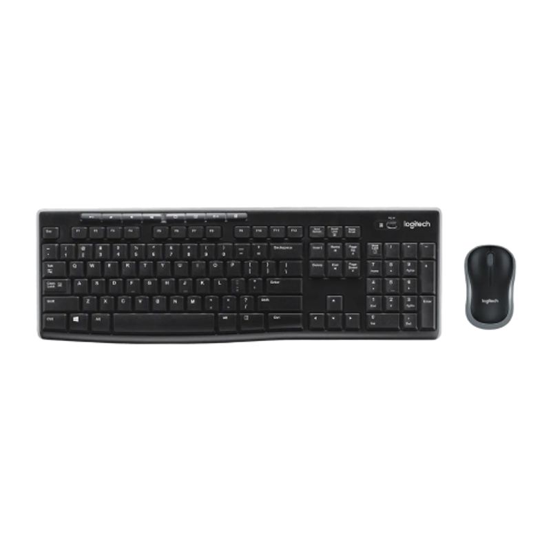 LOGITECH - Logitech MK270 Combo Inalámbrico Teclado y Mouse USB Negro