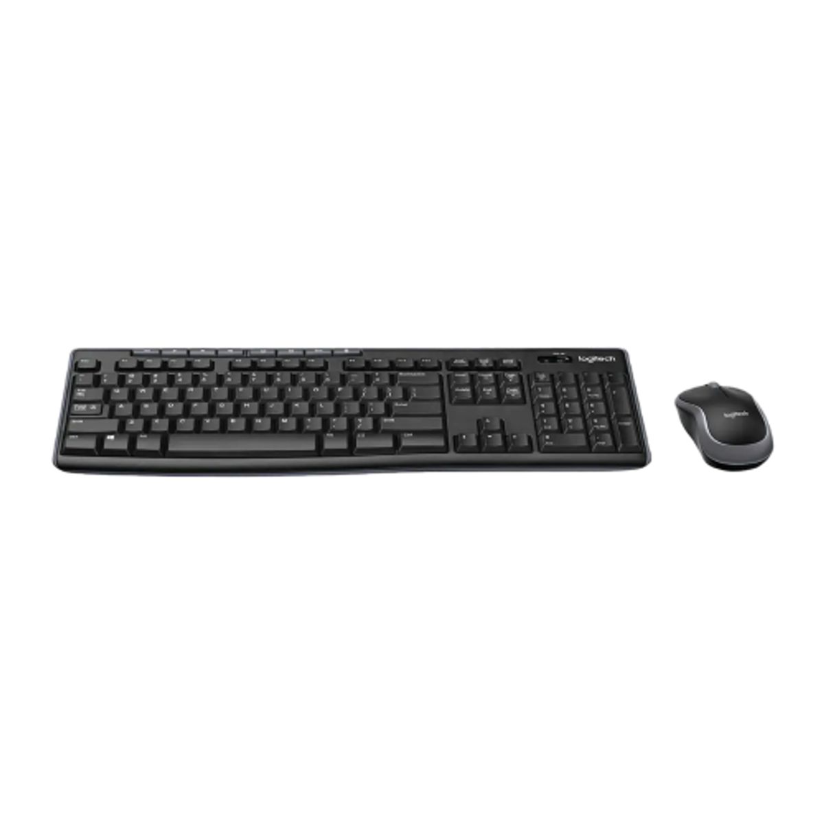 LOGITECH - Logitech MK270 Kit Combo Teclado y Mouse Inalámbrico, USB, Color Negro