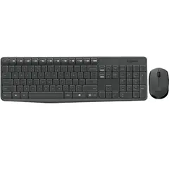 LOGITECH - MK235 Combo Inalámbrico Teclado y Mouse USB Negro