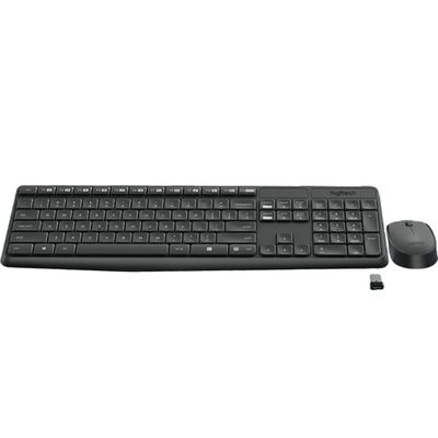 Imagen 2 del producto MK235, Kit Teclado + Mouse, inalámbricos, Receptor USB, Negro