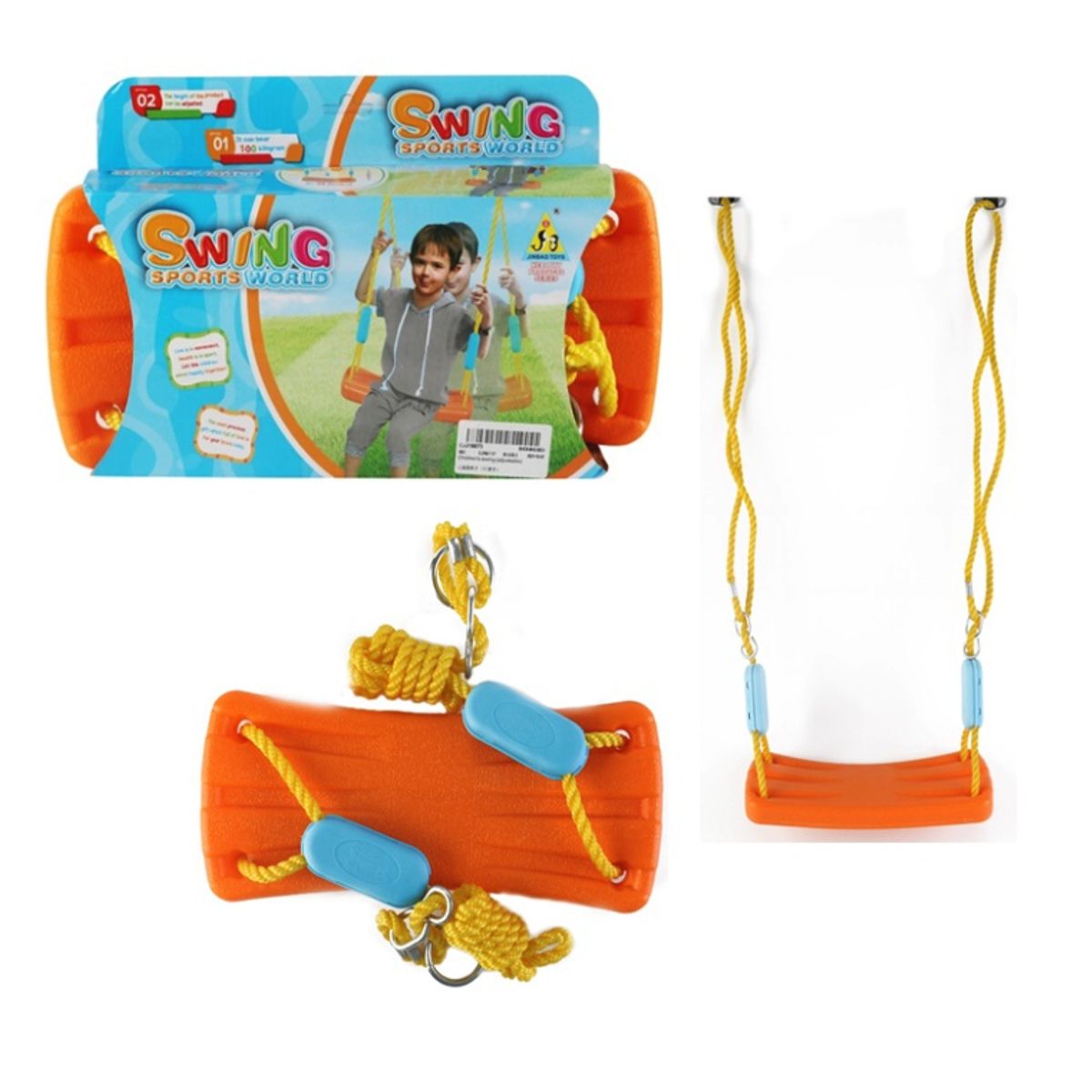 GENERICO - Columpio Ajustable Portátil Para Niños Asiento Giratorio