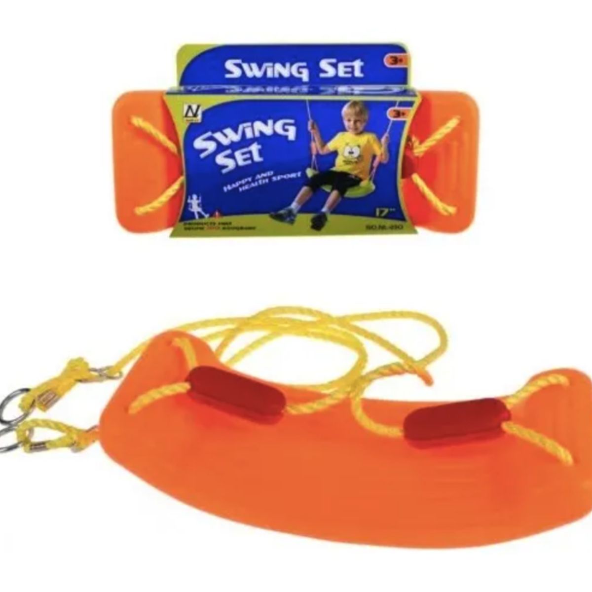 GENERICO - Columpio Ajustable Portátil Para Niños Asiento Giratorio