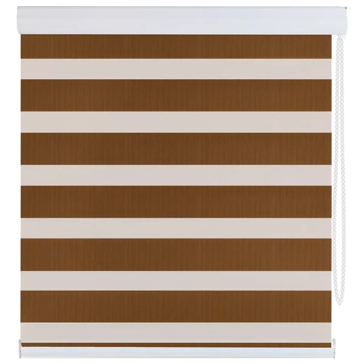 SUPERCENTER - Supercenter Cortina Roller Velo Liso 2 Paños 150 X 200 Cm Chocolate