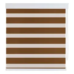 SUPERCENTER - Cortina Roller Velo Liso 2 Paños 150 X 200 Cm Chocolate