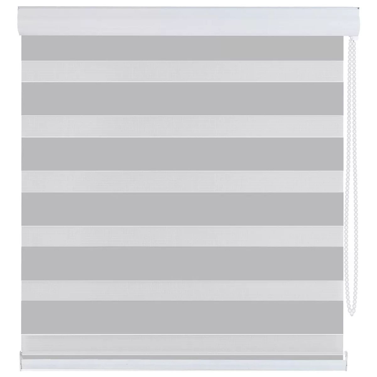 SUPERCENTER - Supercenter Cortina Roller Velo Liso 2 Paños 150 X 200 Cm Gris