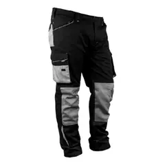 ORBIT - Pantalón Kbeen Bicolor Negro Gris