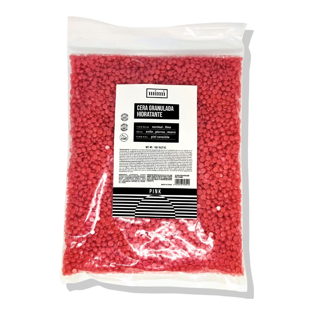 GENERICO - Cera Depilación Granulada Pink 1kg Mimi