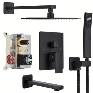 LONEASY - Grifos de Ducha Empotrados Set Sistema de Ducha