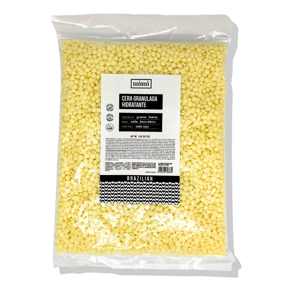 GENERICO - Cera Depilación Granulada Brazilian 1kg Mimi