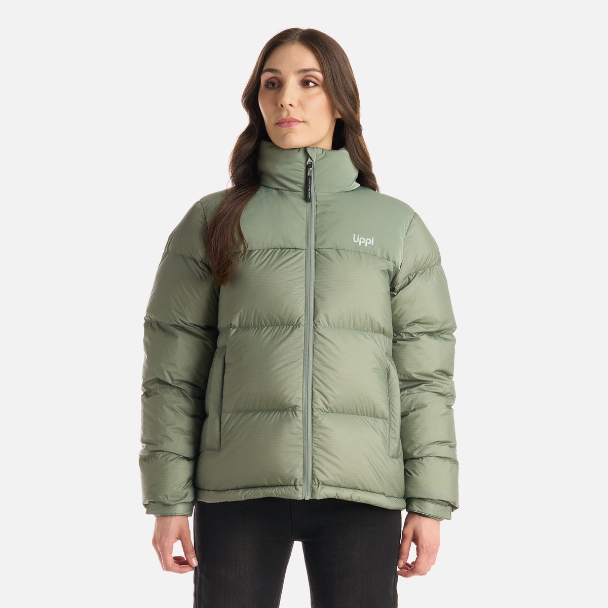 LIPPI - Chaqueta Mujer Winter Down 800 FP Jacket Jade Oscuro Lippi