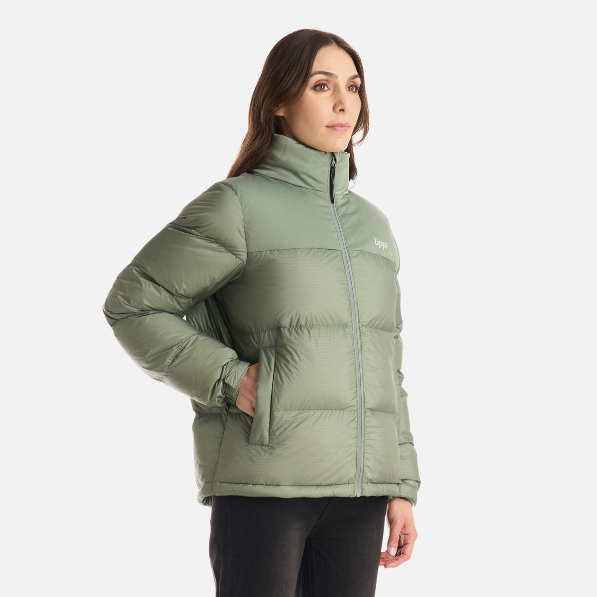 LIPPI - Chaqueta Mujer Winter Down 800 FP Jacket Jade Oscuro Lippi