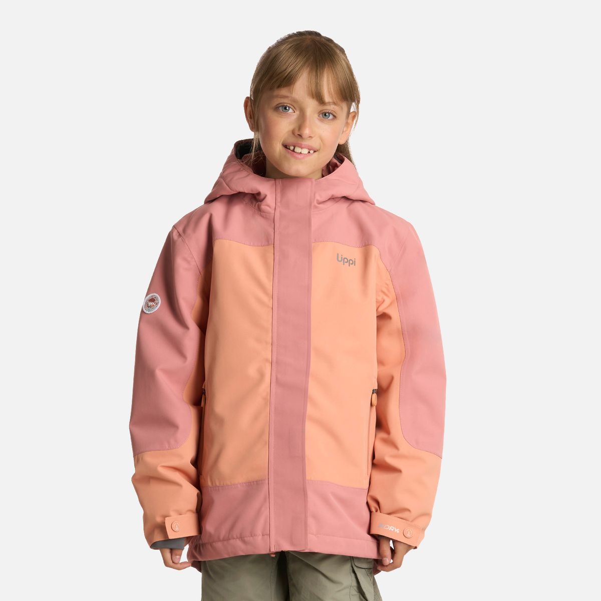 LIPPI - Chaqueta Niña Andes B-dry Hoody Jacket Rosa Lippi