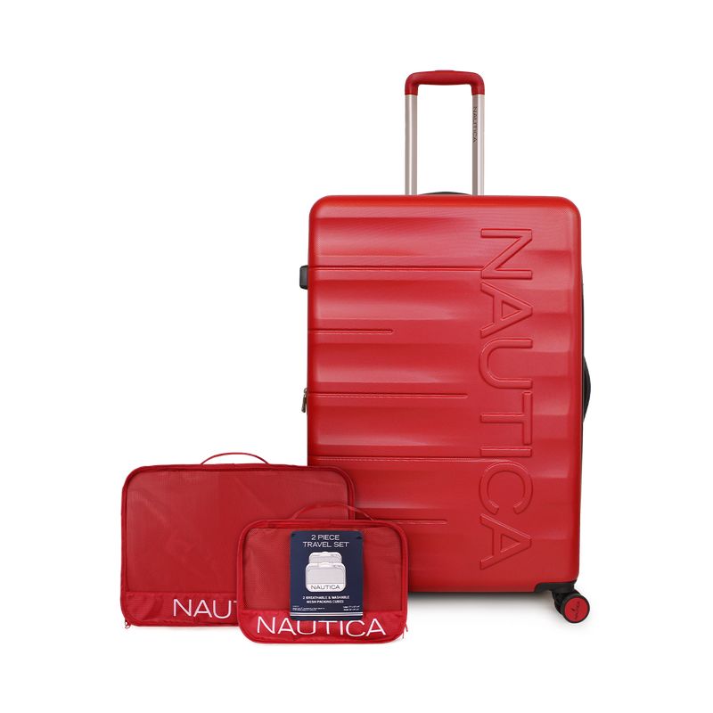 NAUTICA - Pack Maleta grande Ibiza 23kg roja + Organizador Nautica