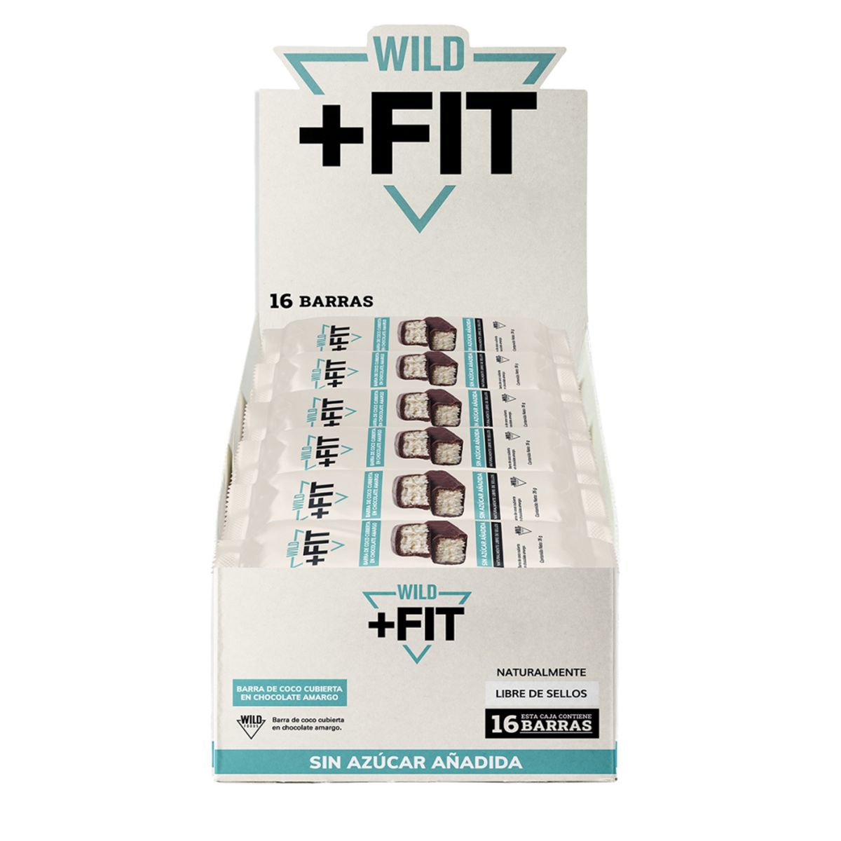 GENERICO - Wild + Fit  Barritas Snack Saludable Coco x16ud