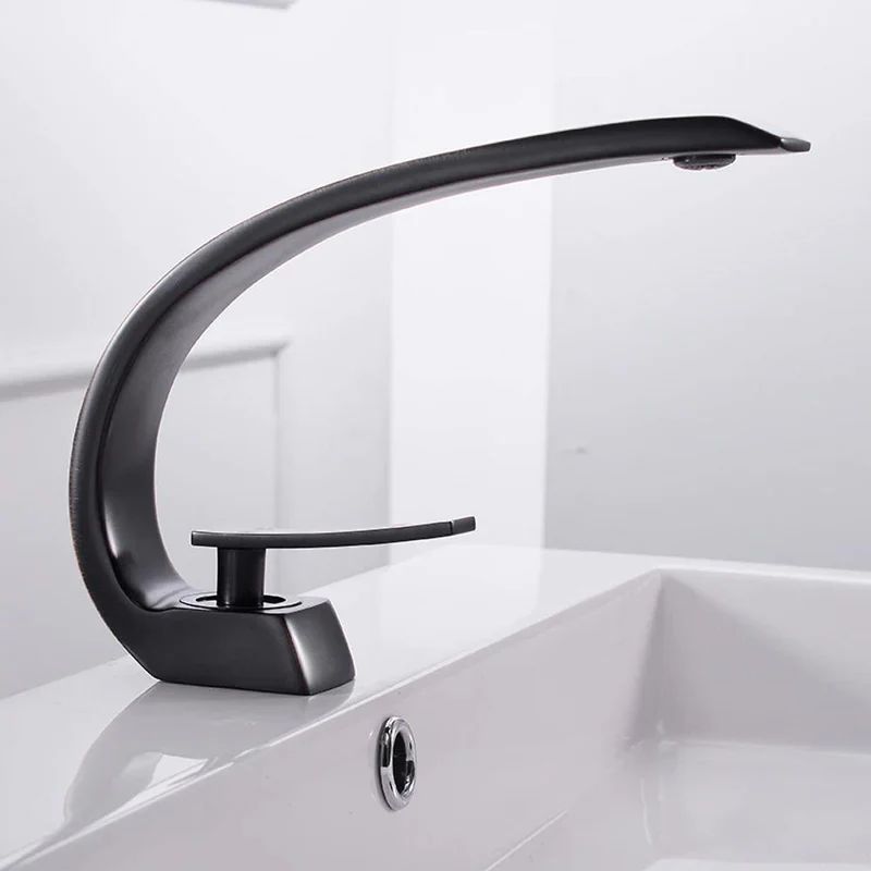 LONEASY - Monomando Mezclador Llave Fregadero Para Baño Lavabo Acabado