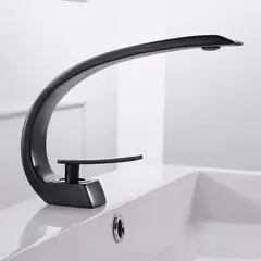 LONEASY - Monomando Mezclador Llave Fregadero Para Baño Lavabo Acabado