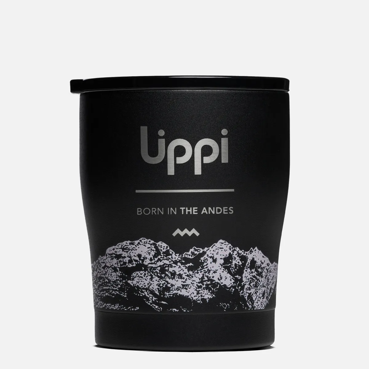 LIPPI - Botella Light Steel Tumbler 300 ml Print Negro Lippi