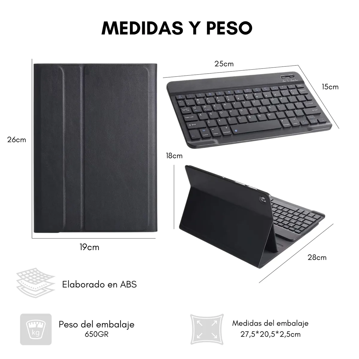GENERICO - Funda Para Samsung Galaxy Tab S9 Fe109 Mouse + Tcld Con Ñ
