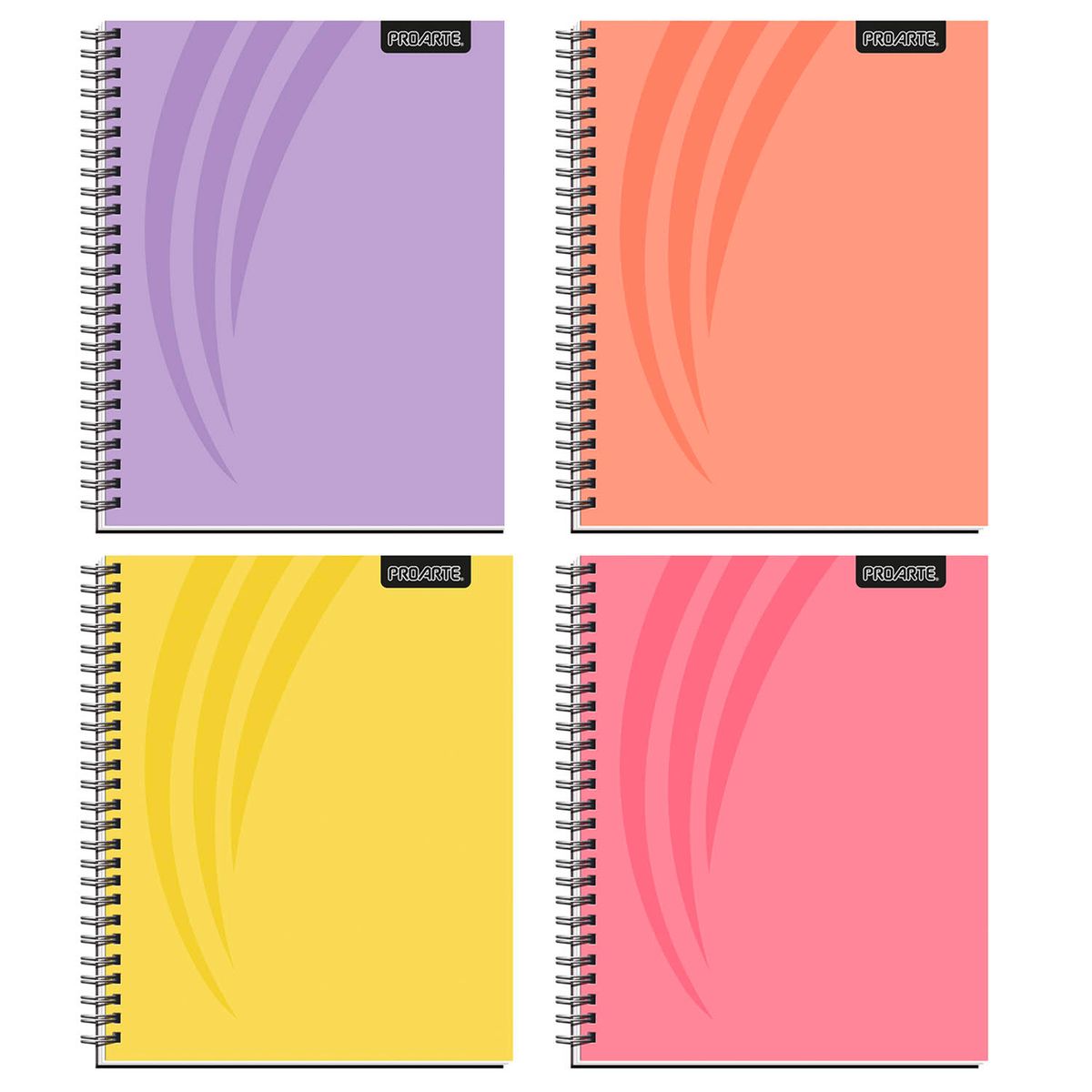 PROARTE - Cuaderno Universitario Proarte Tapa Dura Pasteles100hj 7mm
