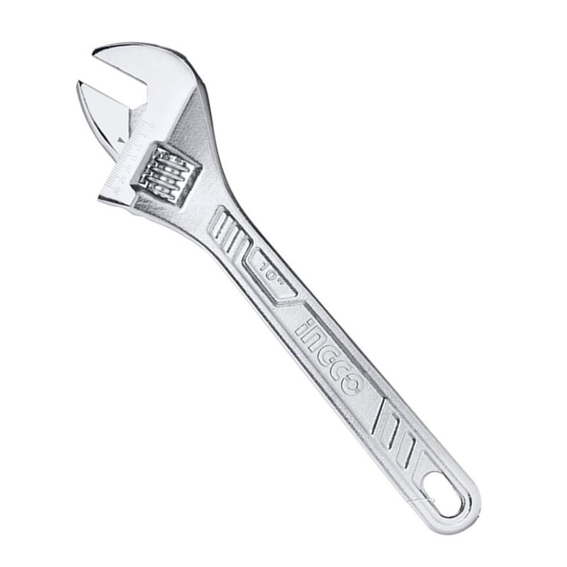 INGCO - LLAVE FRANCESA CROMADA 10 PULG INGCO.