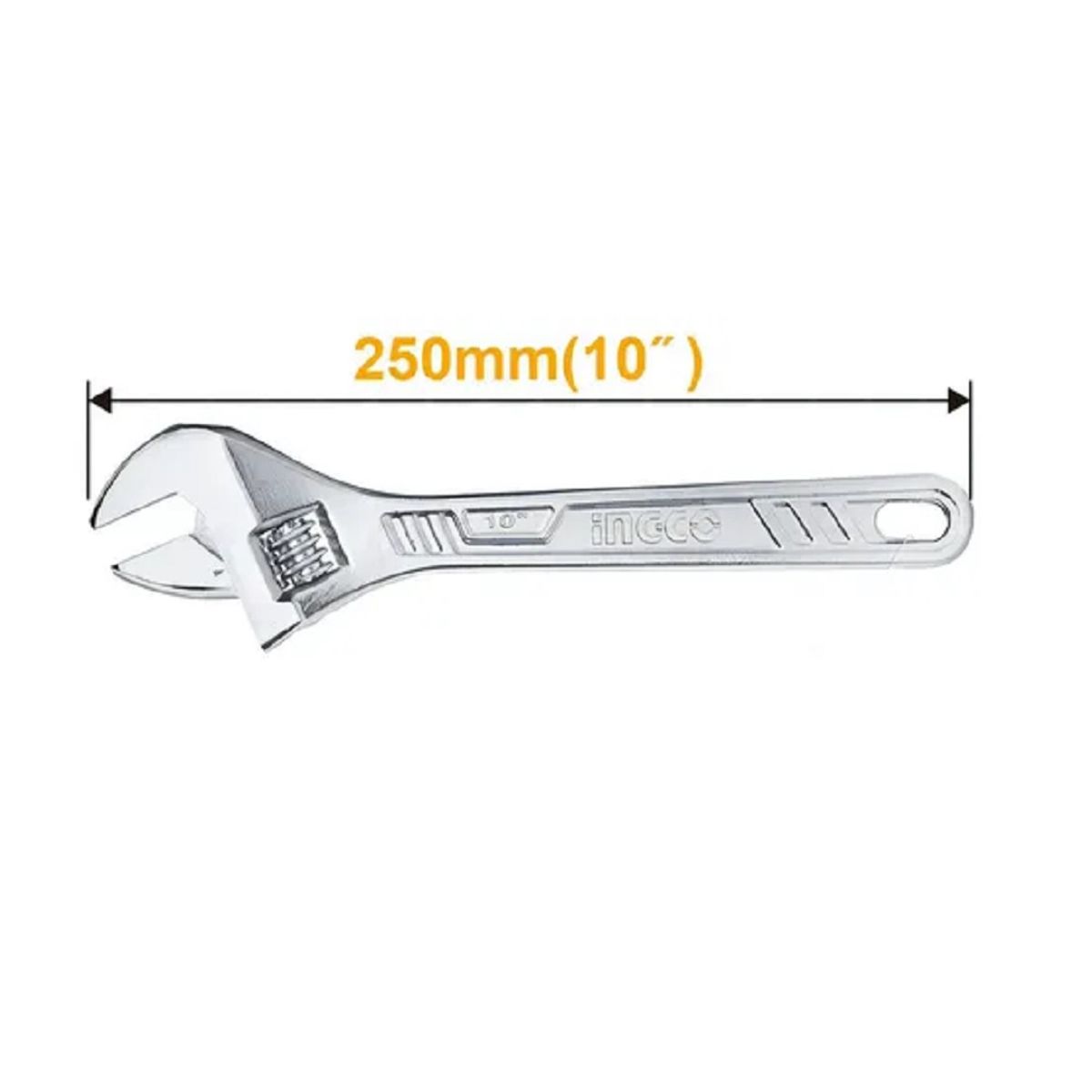 INGCO - LLAVE FRANCESA CROMADA 10 PULG INGCO.