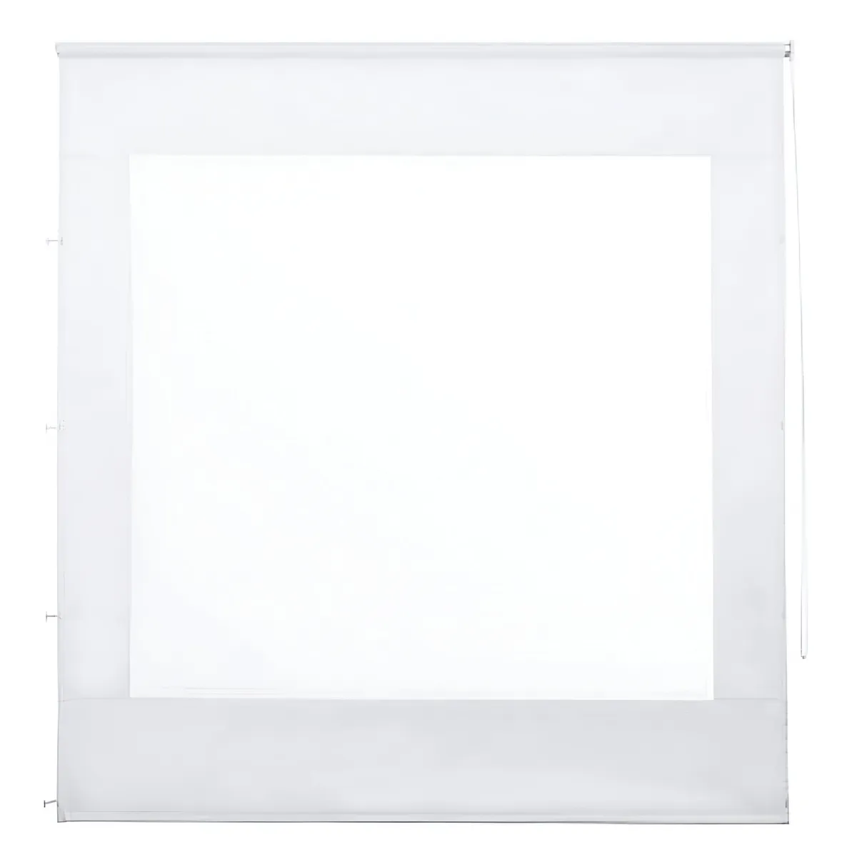 VINCENZI - Cortina Roller Cierre De Terraza 100 x 250 Cm Blanca Vincenzi