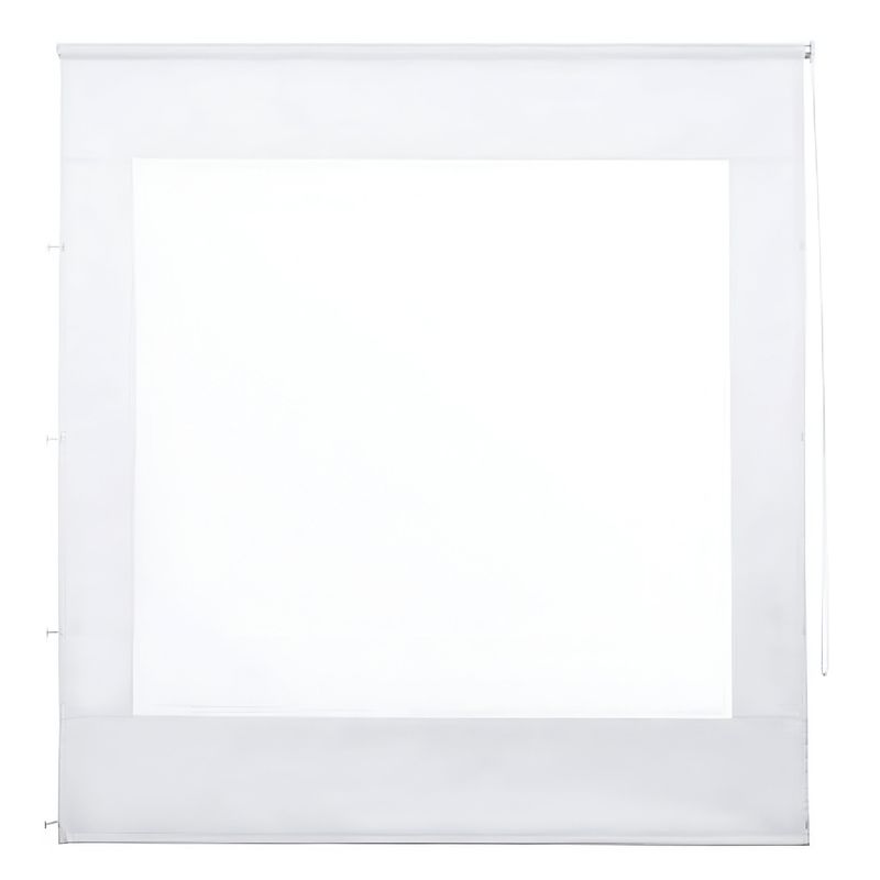 VINCENZI - Cortina Roller Cierre De Terraza 100 x 250 Cm Blanca Vincenzi