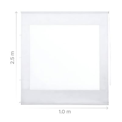 Imagen 2 del producto Cortina Roller Cierre De Terraza 100 x 250 Cm Blanca