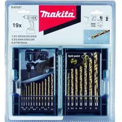 MAKITA - Set Brocas Metal HSS-TIN 19 Pzs D-67527