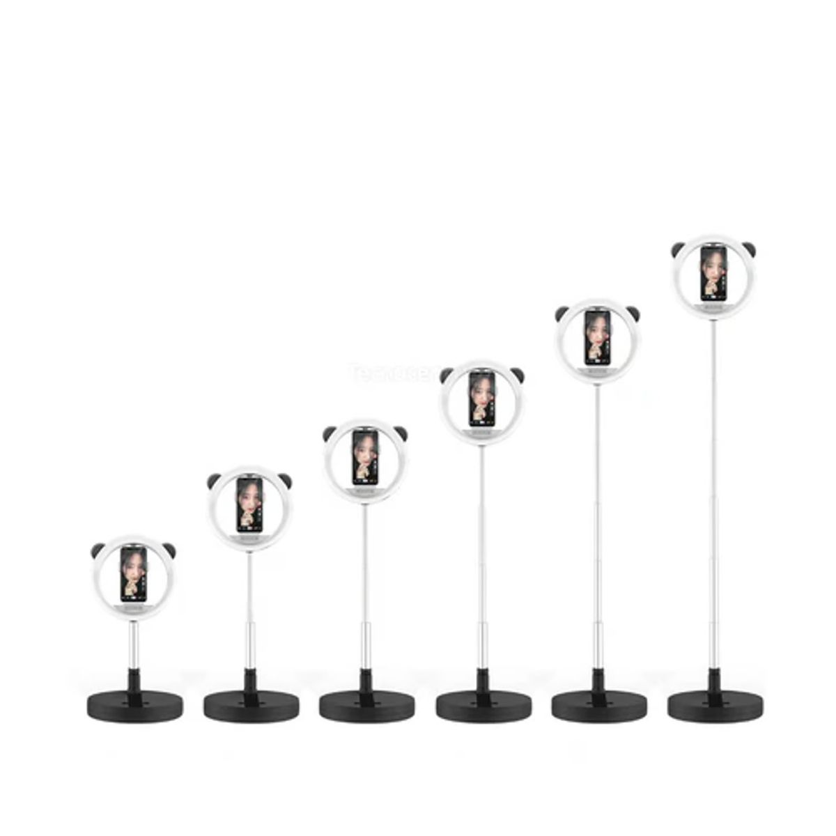 MOVI - ARO DE LUZ LED PORTATIL CON BASE REDONDA