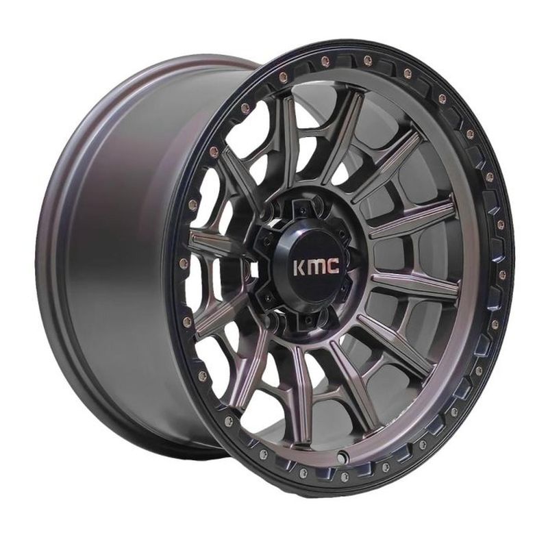 GENERICO - SET X 4 llantas 17x9 6X139 Et0 CARNAGE MBrnzD-LMB-BrnzDR