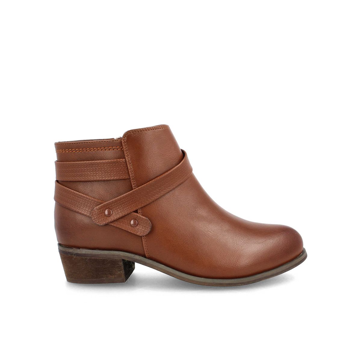 BATA - Botín Mujer Bata Canela Camel