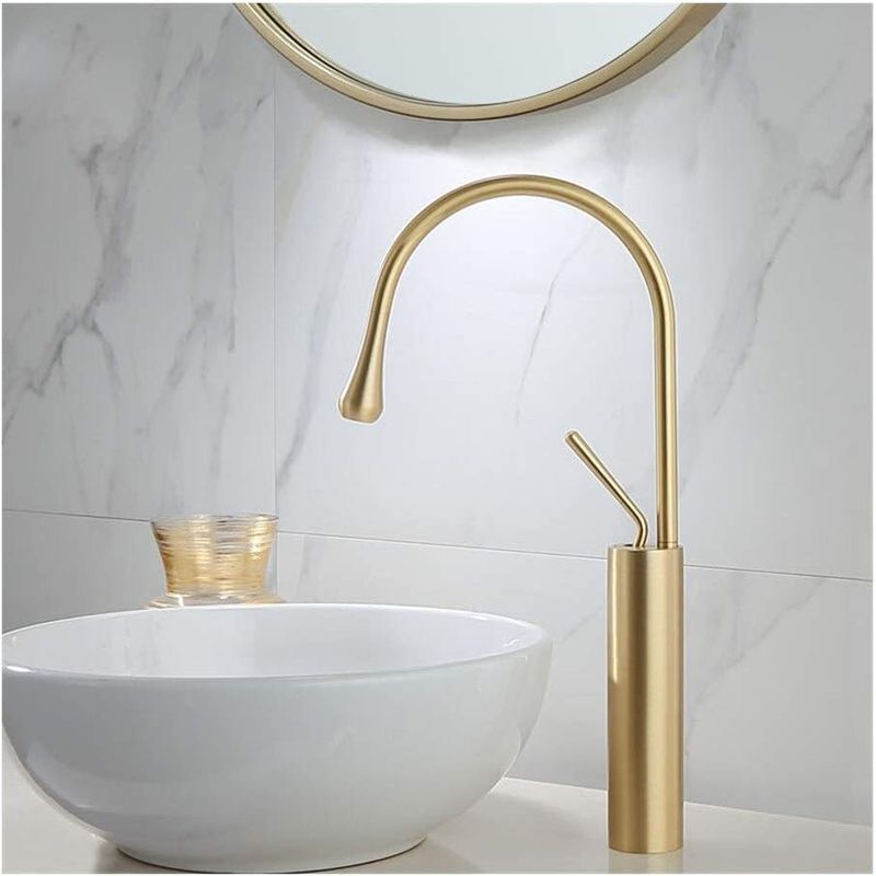 LONEASY - Monomando Mezclador Llave Fregadero Para Baño Lavabo Acabado