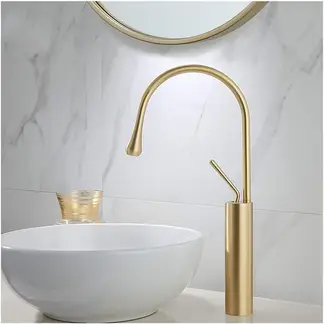LONEASY - Monomando Mezclador Llave Fregadero Para Baño Lavabo Acabado