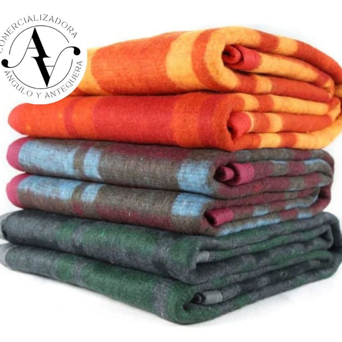 GENERICO - Fardo Lote 10 Frazadas Térmicas 1 Plaza y Media