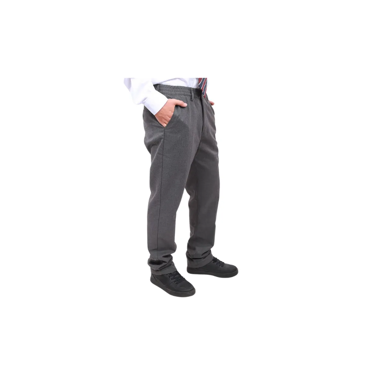 KIDSCOOL - Pantalón Colegio Gris Escolar Niño juvenil