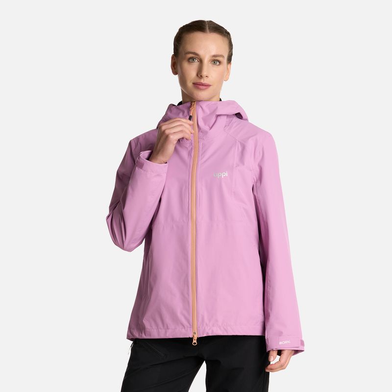 LIPPI - Chaqueta Mujer Shield B-Dry Hoody Jacket Rosa Fuerte Lippi