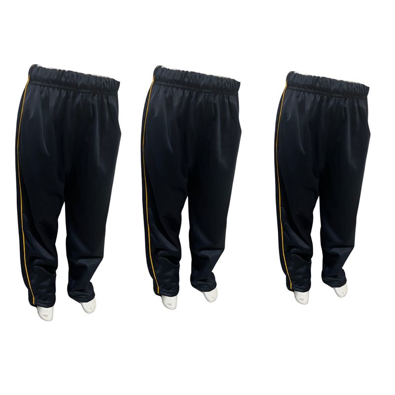 KIDS COOL - Pack 3 Pantalones Buzo Fantasía líneas amarillas  Niño-Niña Escolar