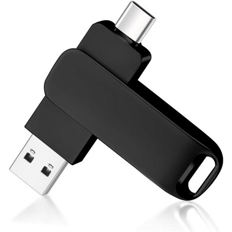 GENERICO - Pendrive Metal Generico High Speed 2TB USB y Tipo C para CelularPC